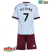 Camiseta Aston Villa John McGinn #7 Tercera Equipación para niños 2026-27 manga corta (+ pantalones cortos)
